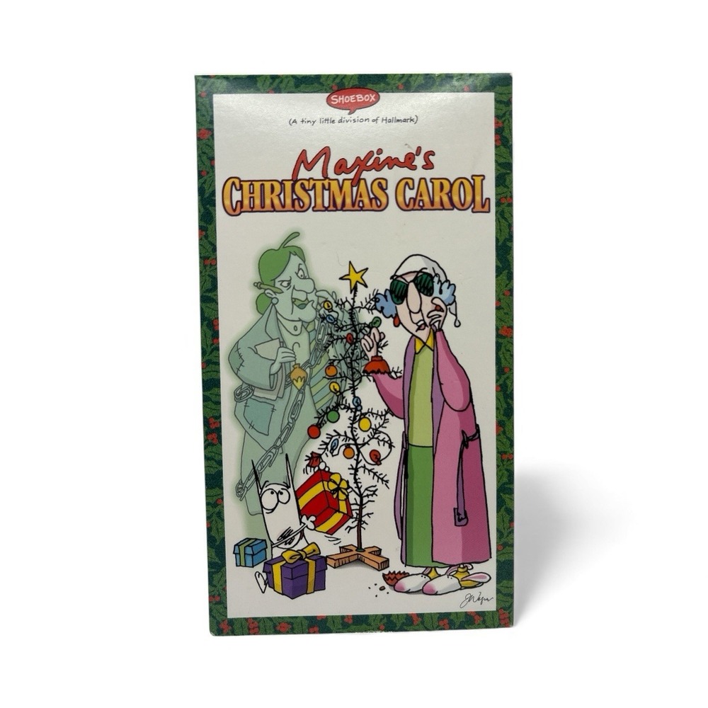 Maxine's Christmas Carol VHS Tape Hallmark Vintage